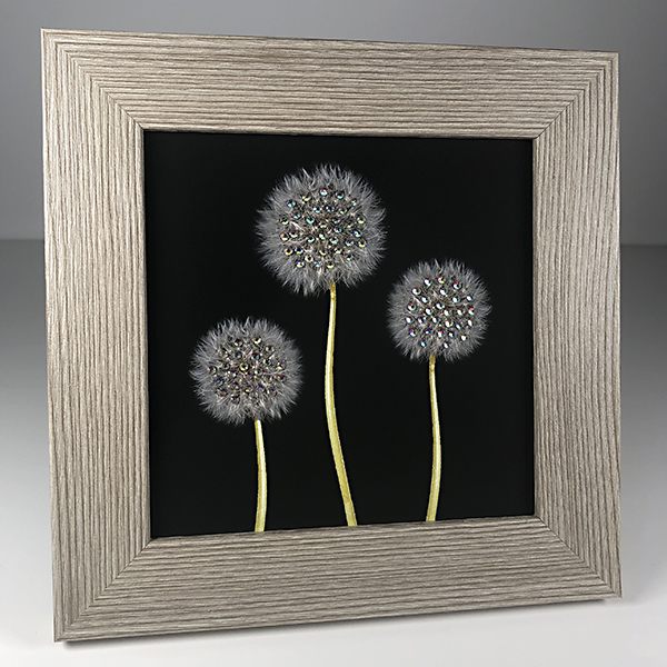 Trio of Dandelions print 6"x6"